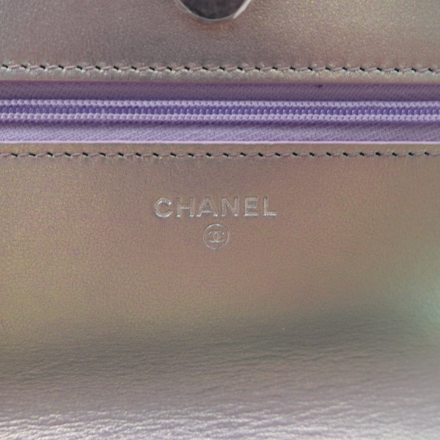 Pre-owned Chanel Woc Mermaid Lambskin Shoulder Bag