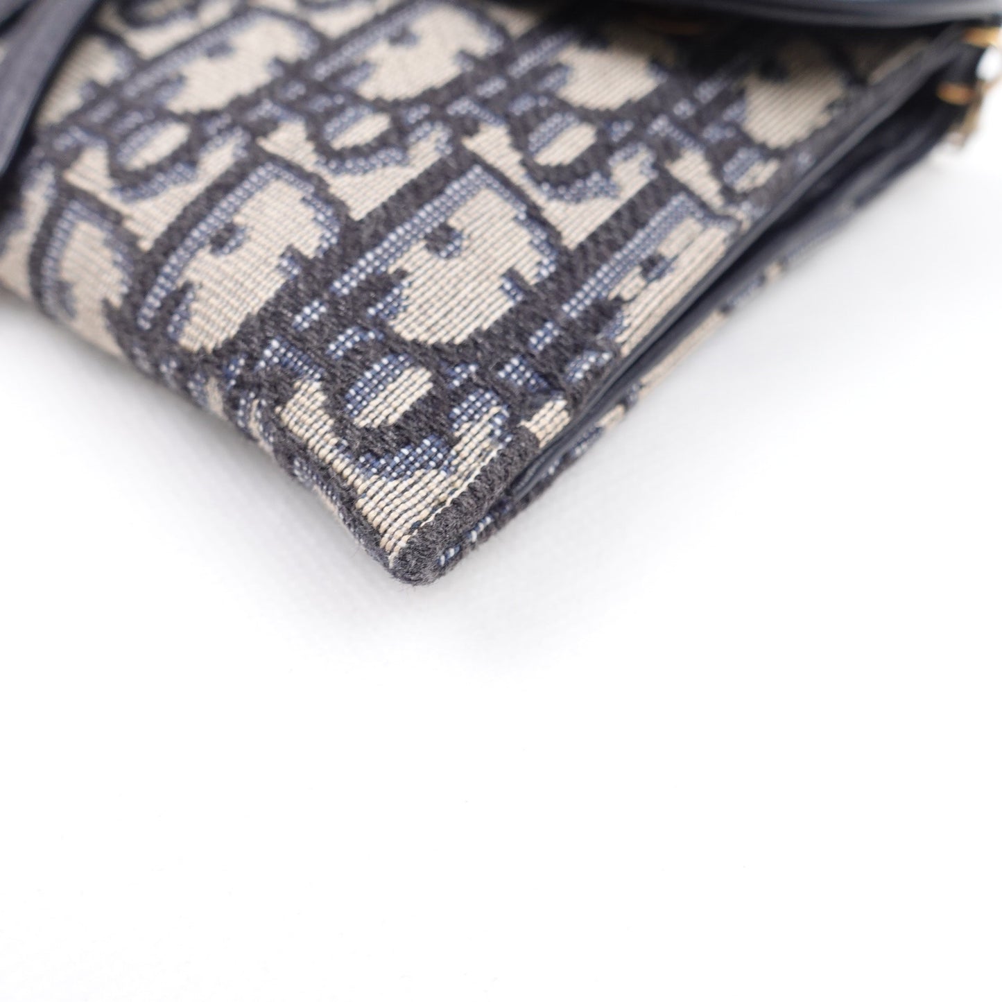 Pre-owned Dior Saddle Oblique Canvas Shoulder Bag T10305950