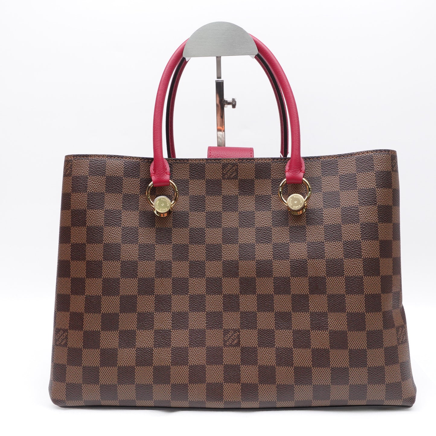 Pre-owned Louis Vuitton Riverside Damier Ebene Coated Canvas Shoulder Bag