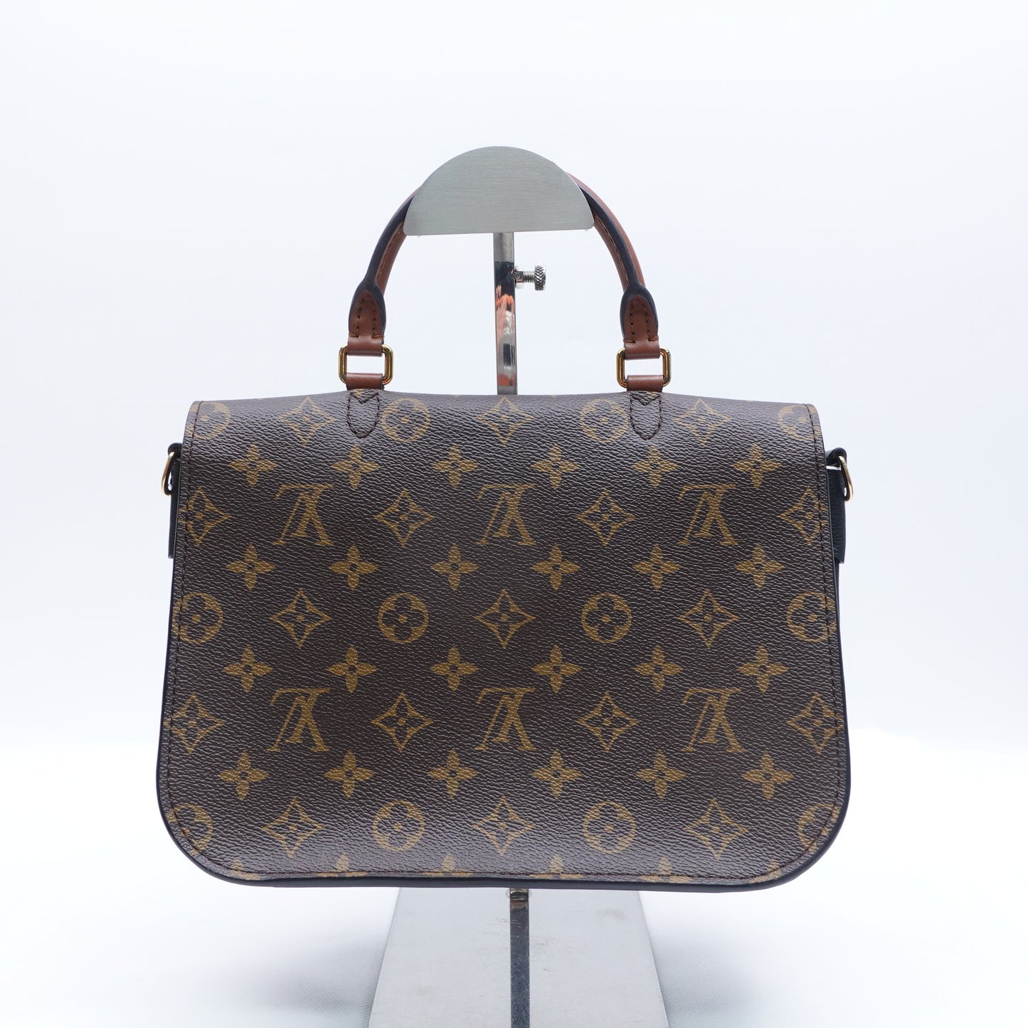 Pre-Owned Louis Vuitton Vaugirard Monogram&Brown Coated Canvas Shoulder Bag