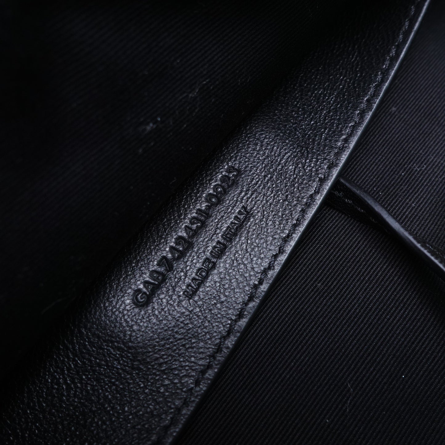 Pre-Owned Saint Laurent Jamie Black Lambskin Shoulder Bag