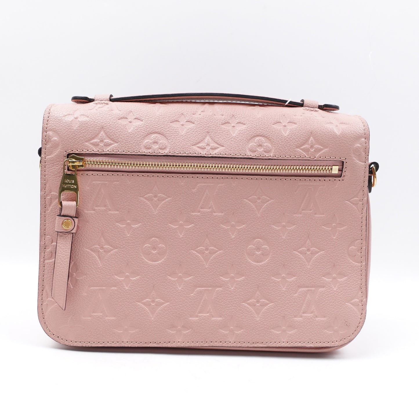 Pre-owned Louis Vuitton Metis Pink Calfskin Crossbody Bag