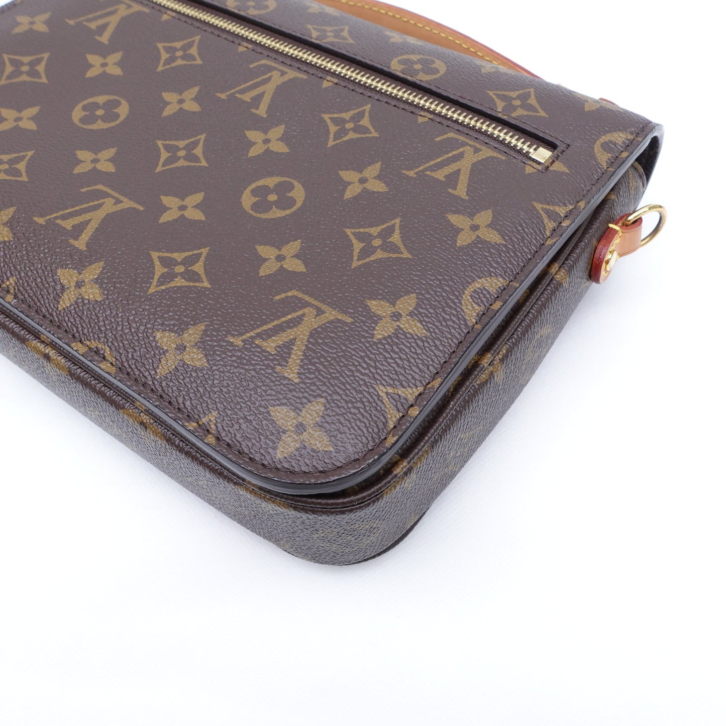 Pre-owned Louis Vuitton Pochette Metis Monogram Coated Canvas Shoudler Bag