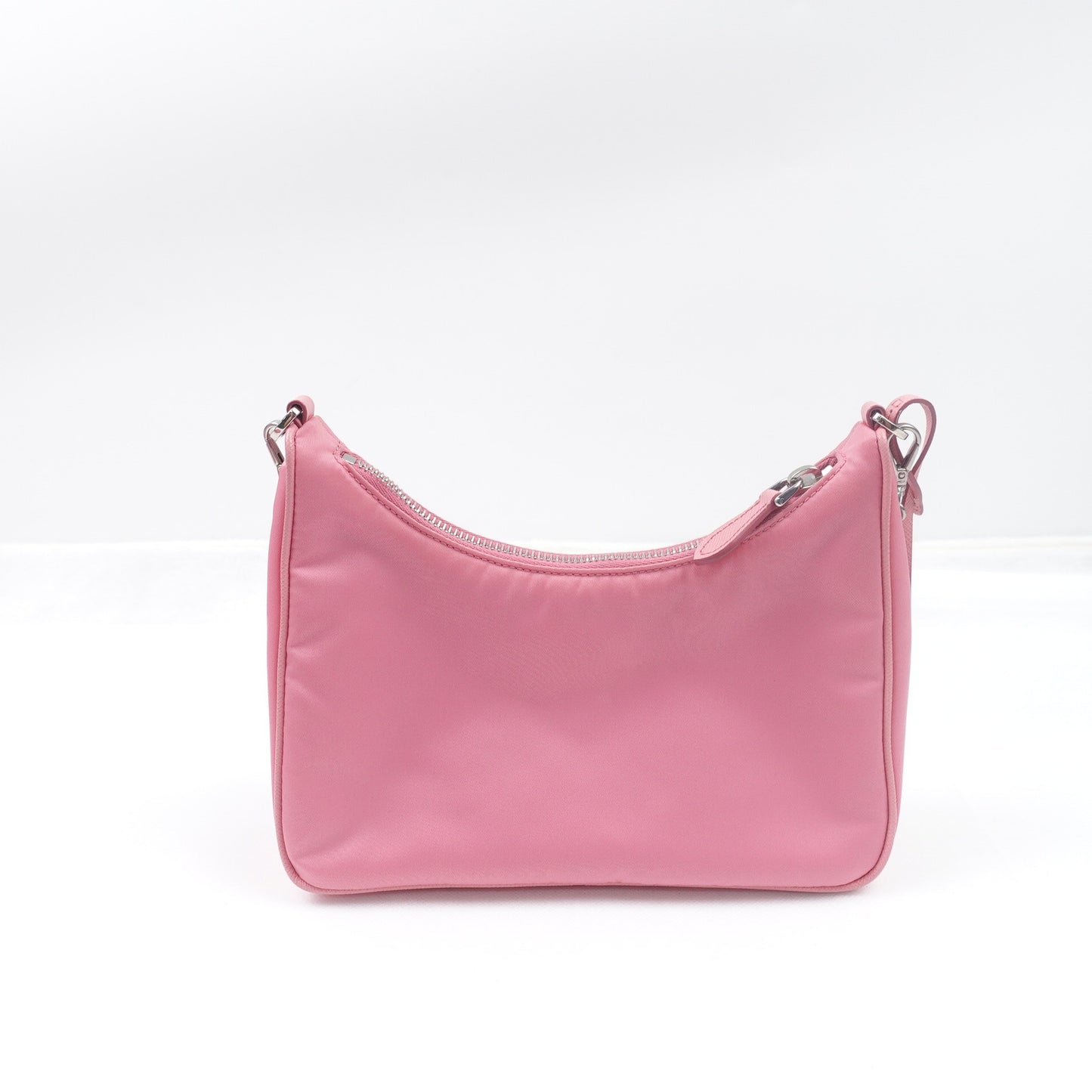 Pre-owned Prada Re-Edition Hobo Pink Nylon Shoulder Bag