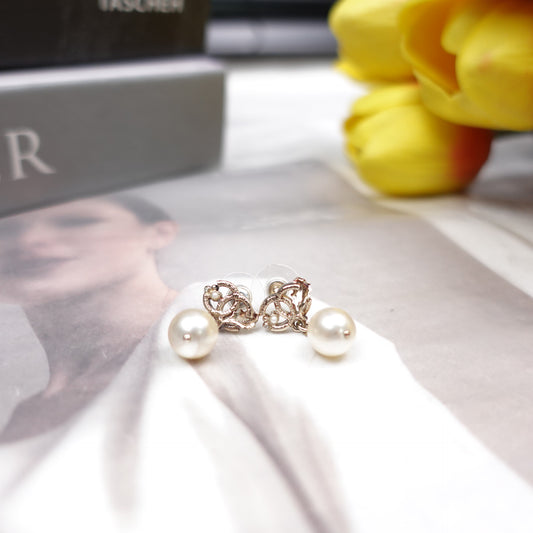 Pre-owned Chanel CC Metal Earrings
