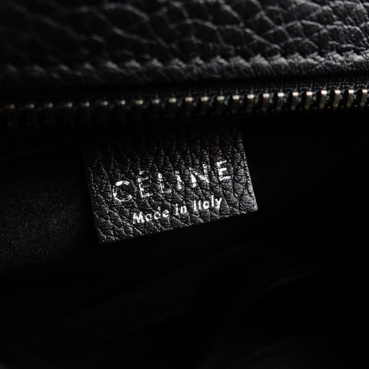 Pre-owned Cline Luggage Neno Black Calfskin Shoulder Bag