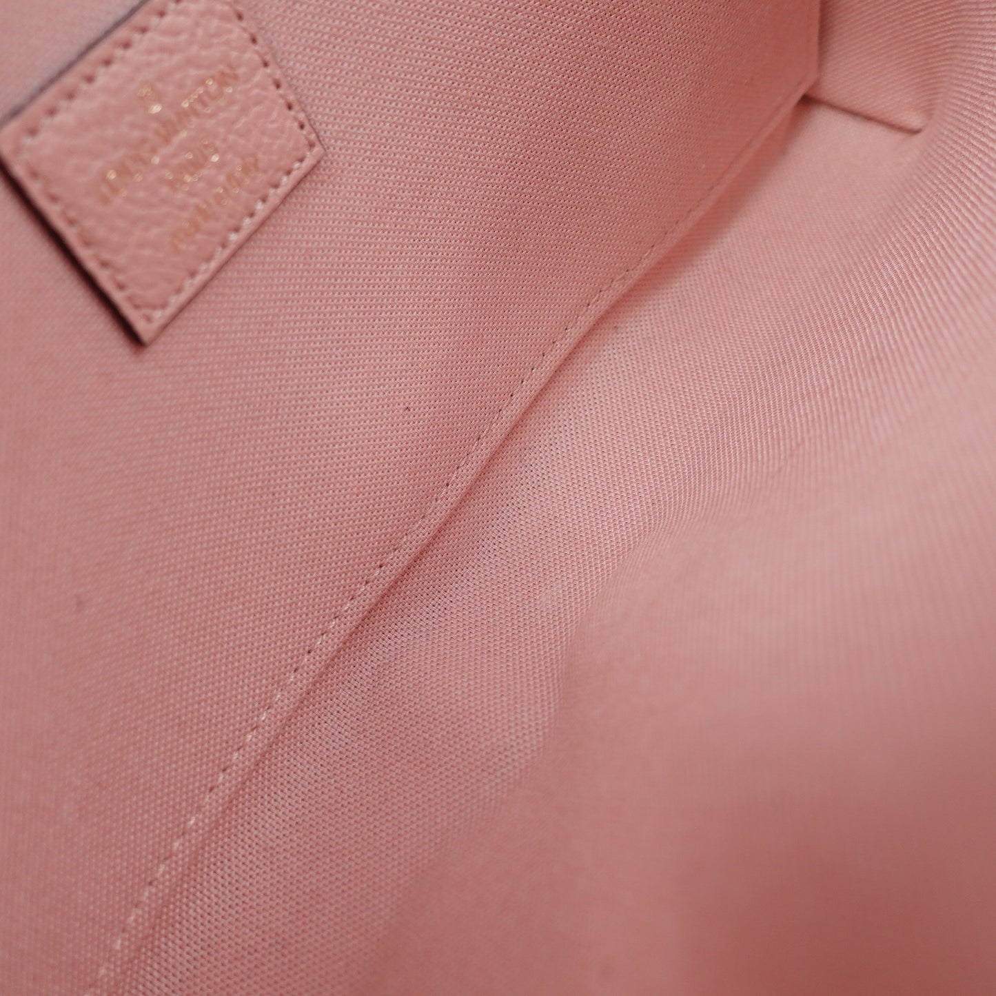 Pre-owned Louis Vuitton Felicie Pink Calfskin Shoulder Bag