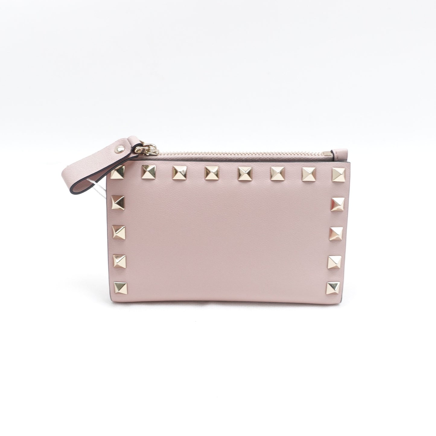 Pre-owned Valentino Pink Calfskin Wallet
