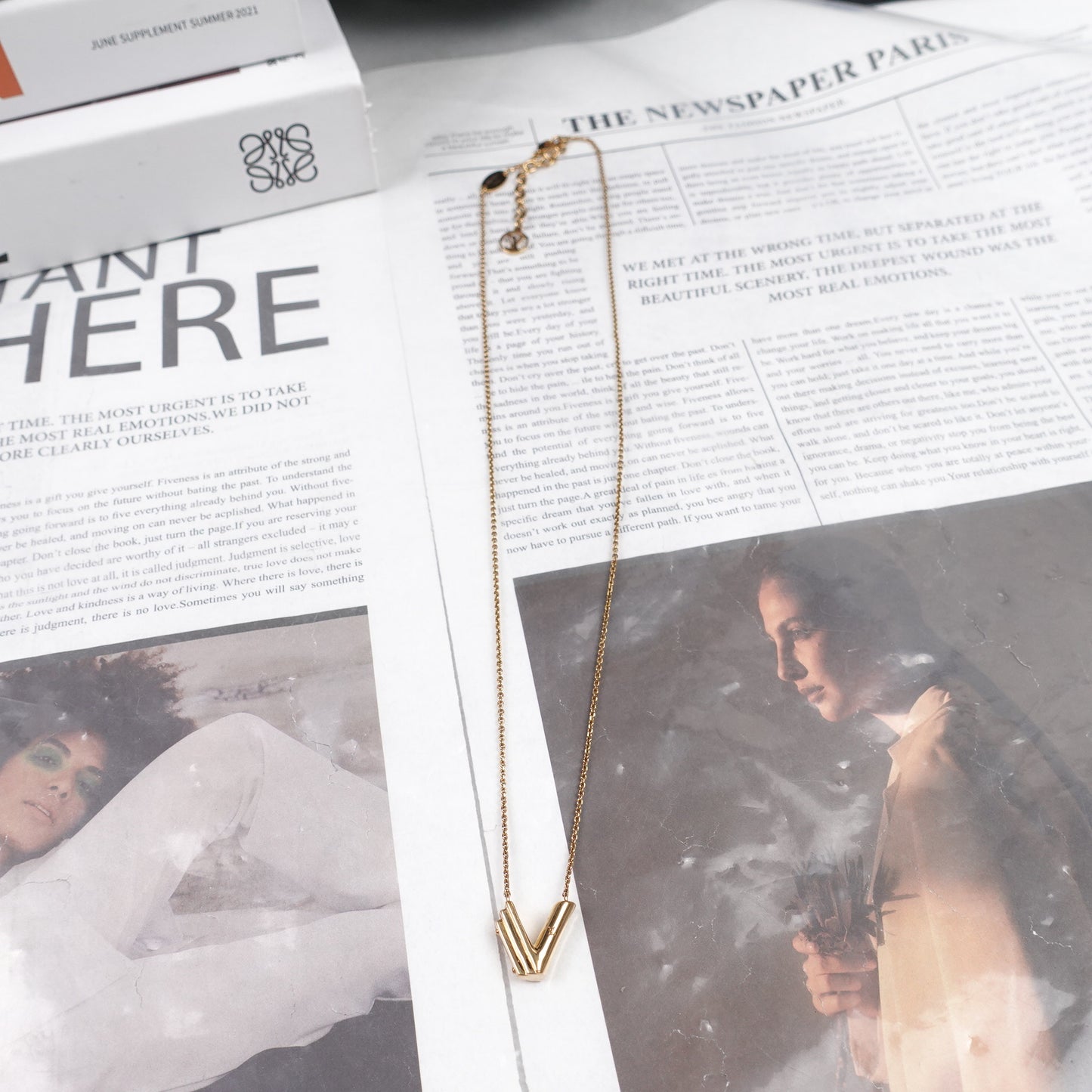 Pre-Owned Louis Vuitton Volt 18K Gold Necklace