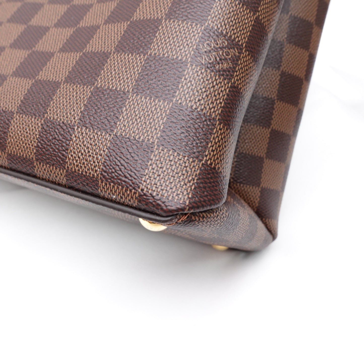 Pre-owned Louis Vuitton Riverside Damier Ebene Coated Canvas Shoulder Bag