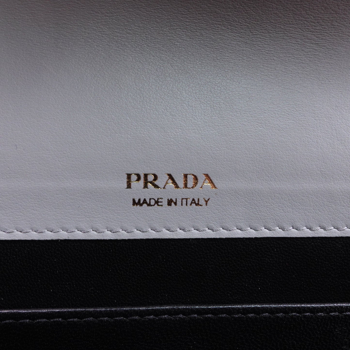 Pre-owned Prada Woc Grey Saffiano Crossbody Bag