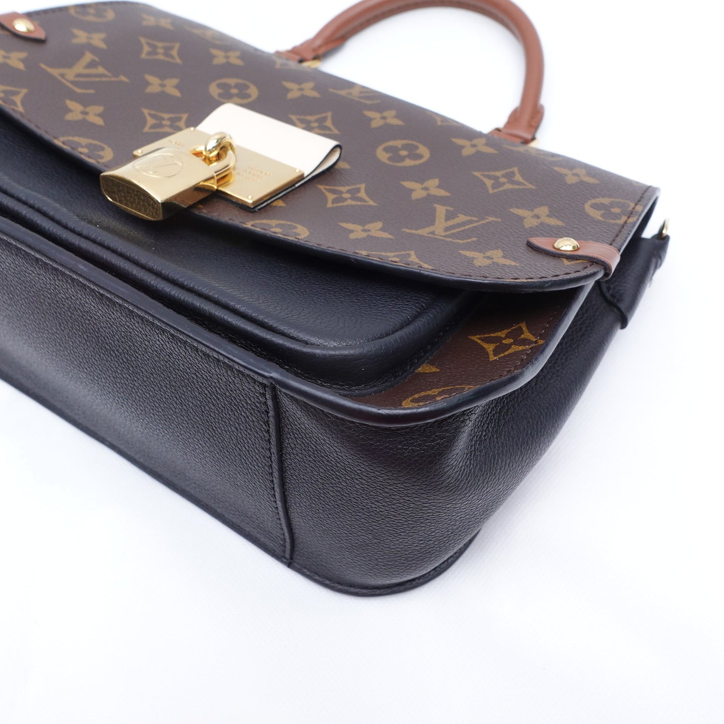 Pre-Owned Louis Vuitton Vaugirard Monogram&Brown Coated Canvas Shoulder Bag