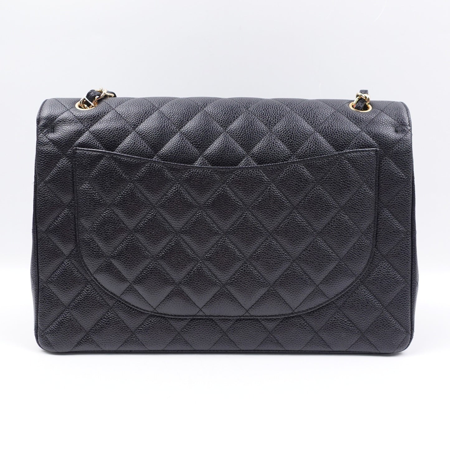 Chanel Classic Flap Maxi Black Calfskin Shoulder Bag