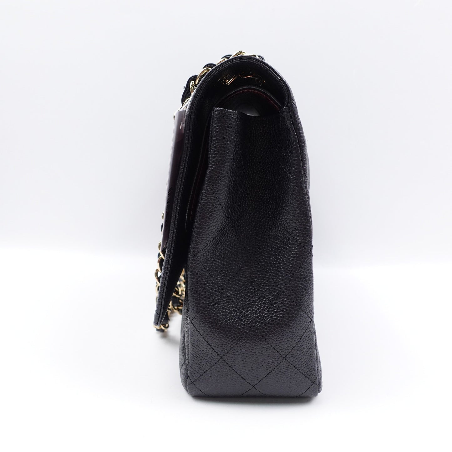Chanel Classic Flap Maxi Black Calfskin Shoulder Bag