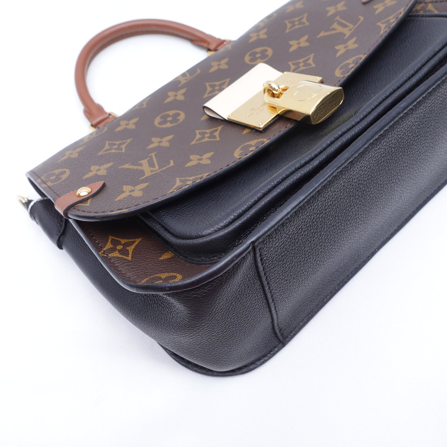 Pre-Owned Louis Vuitton Vaugirard Monogram&Brown Coated Canvas Shoulder Bag