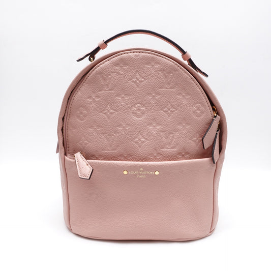 Pre-owned Louis Vuitton Sorbonne Pink Calfskin Backpack T10240729