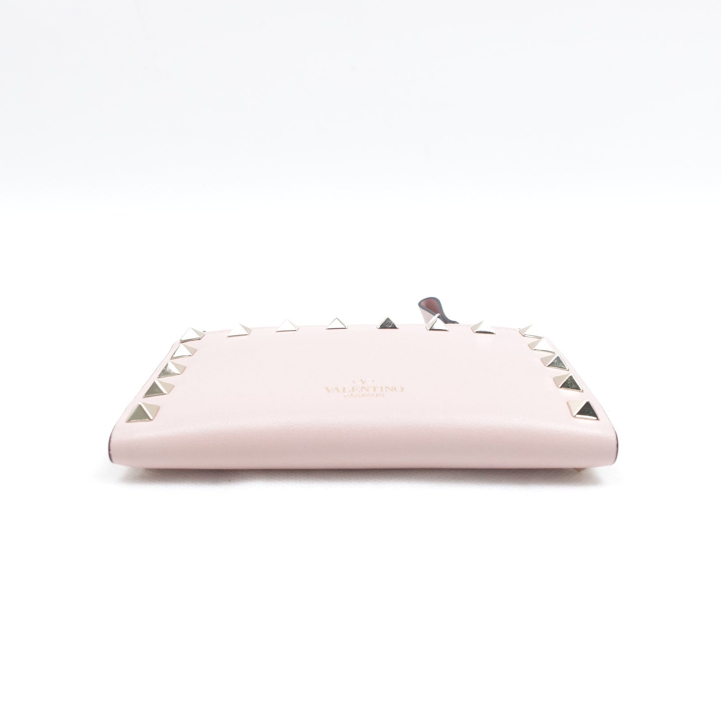 Pre-owned Valentino Pink Calfskin Wallet