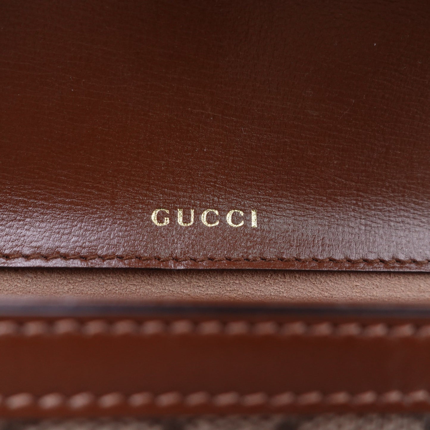 Pre-owned Gucci Horsebit 1955 Monogram Coated Canvas Shoulder Bag