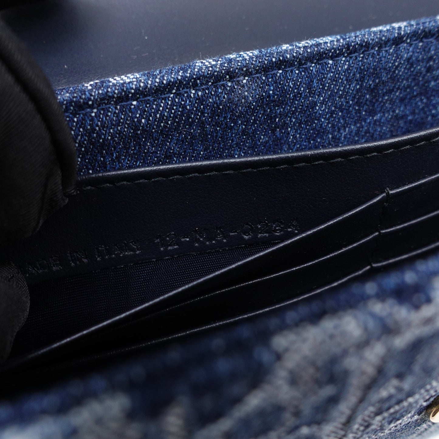 Pre-Owned Dior Saddle WOC Blue Canvas Shoulder Bag