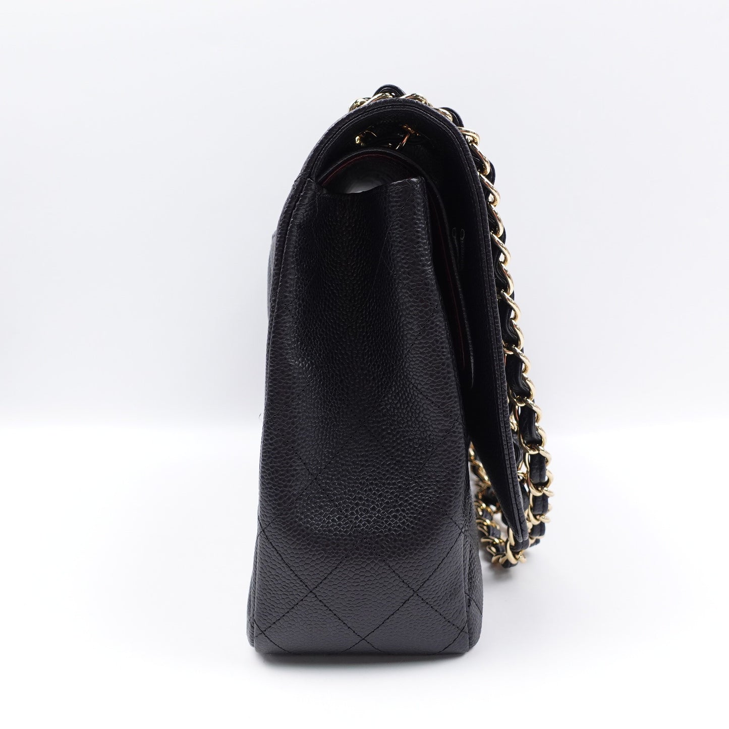 Chanel Classic Flap Maxi Black Calfskin Shoulder Bag