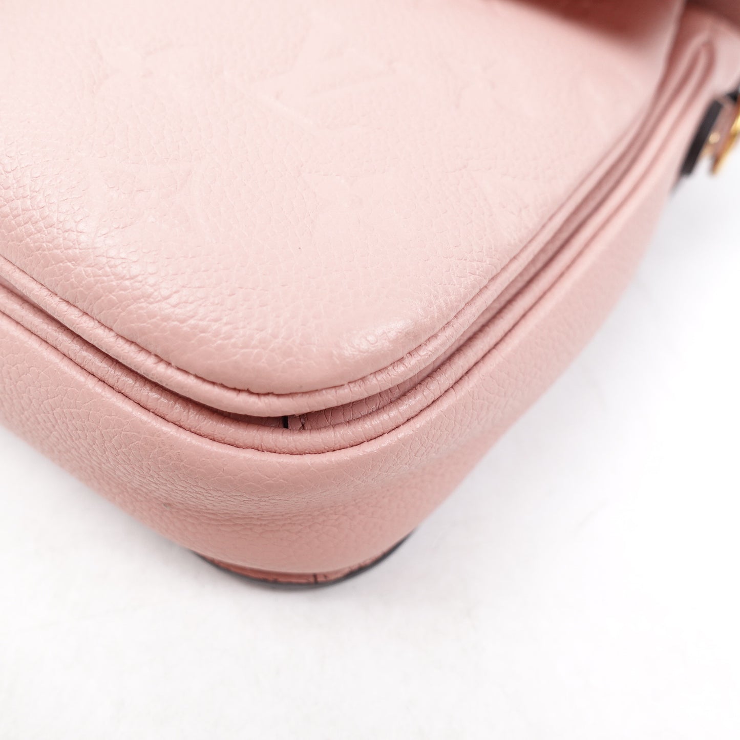 Pre-owned Louis Vuitton Metis Pink Calfskin Crossbody Bag