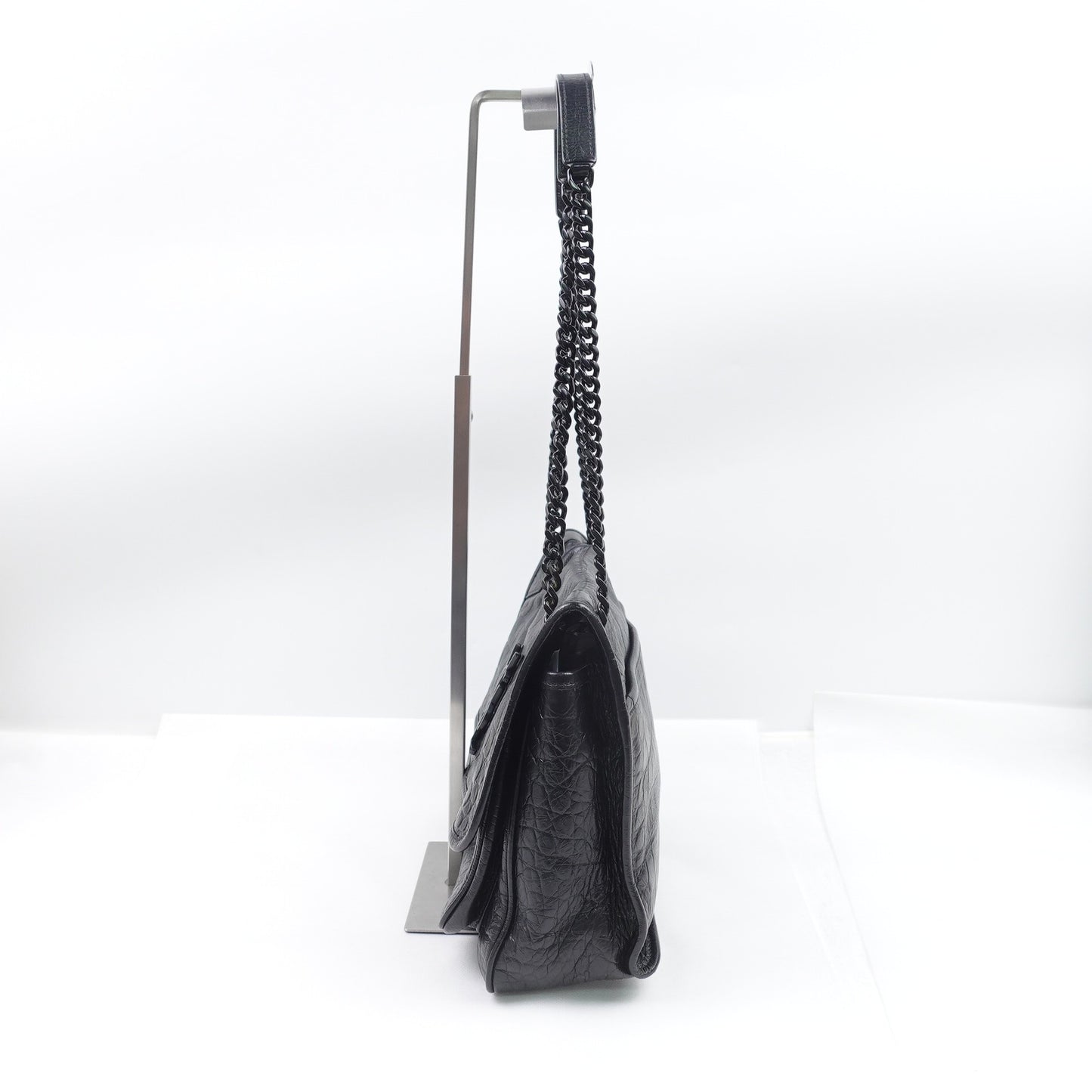 Pre-owned Saint Laurent Niki Medium Black Calfskin Shoulder Bag