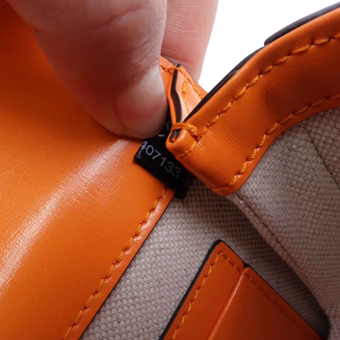 Pre-owned Gucci Bamboo 1947 Orange Calfskin Shoulder Bag