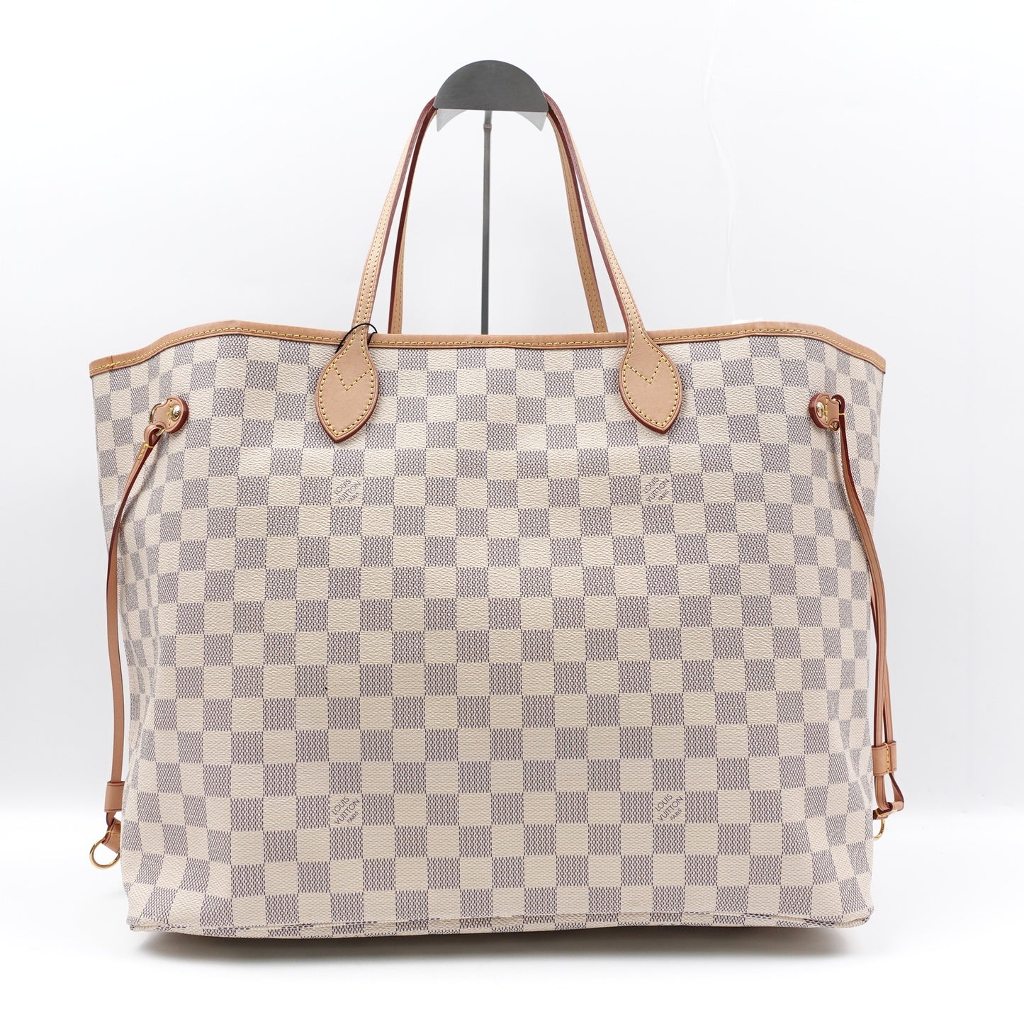 Pre-owned Louis Vuitton Neverfull GM Damier Azur Coated Canvas Tote W/P