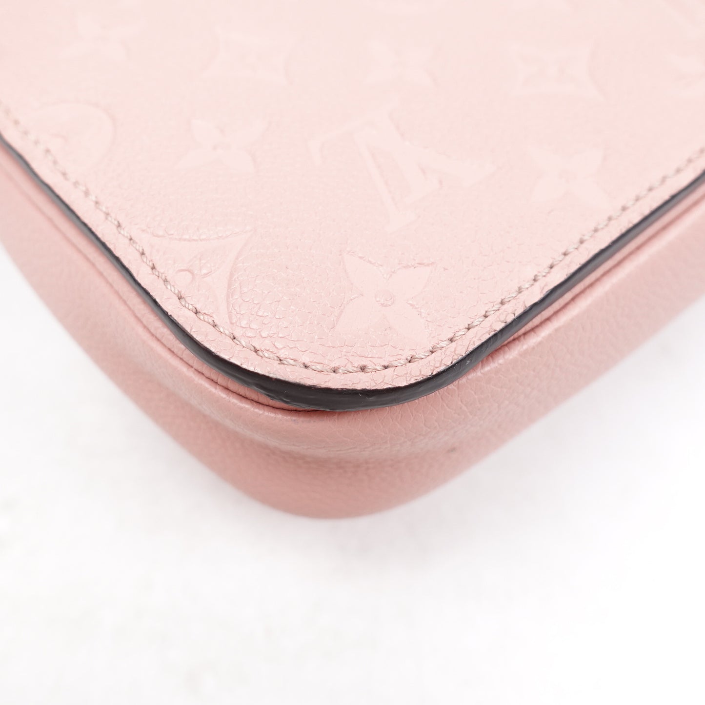 Pre-owned Louis Vuitton Metis Pink Calfskin Crossbody Bag