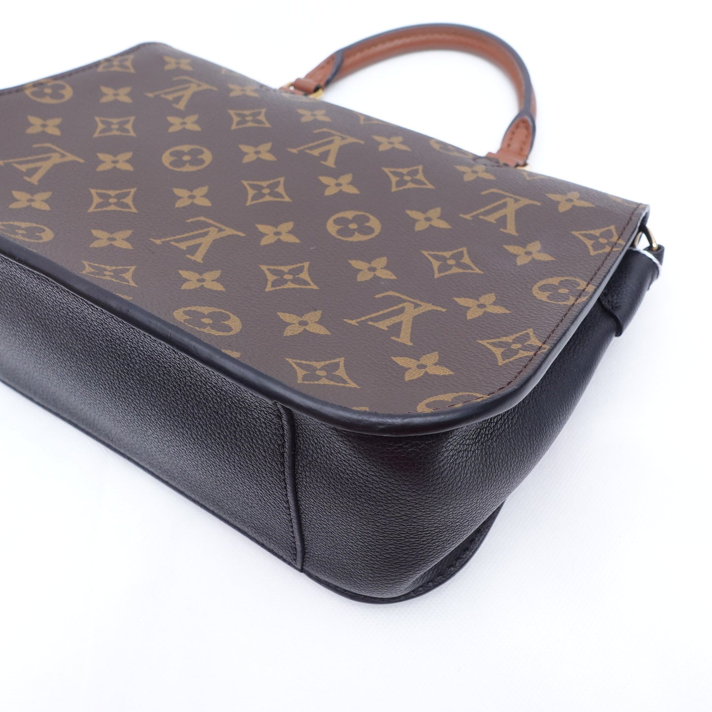 Pre-Owned Louis Vuitton Vaugirard Monogram&Brown Coated Canvas Shoulder Bag
