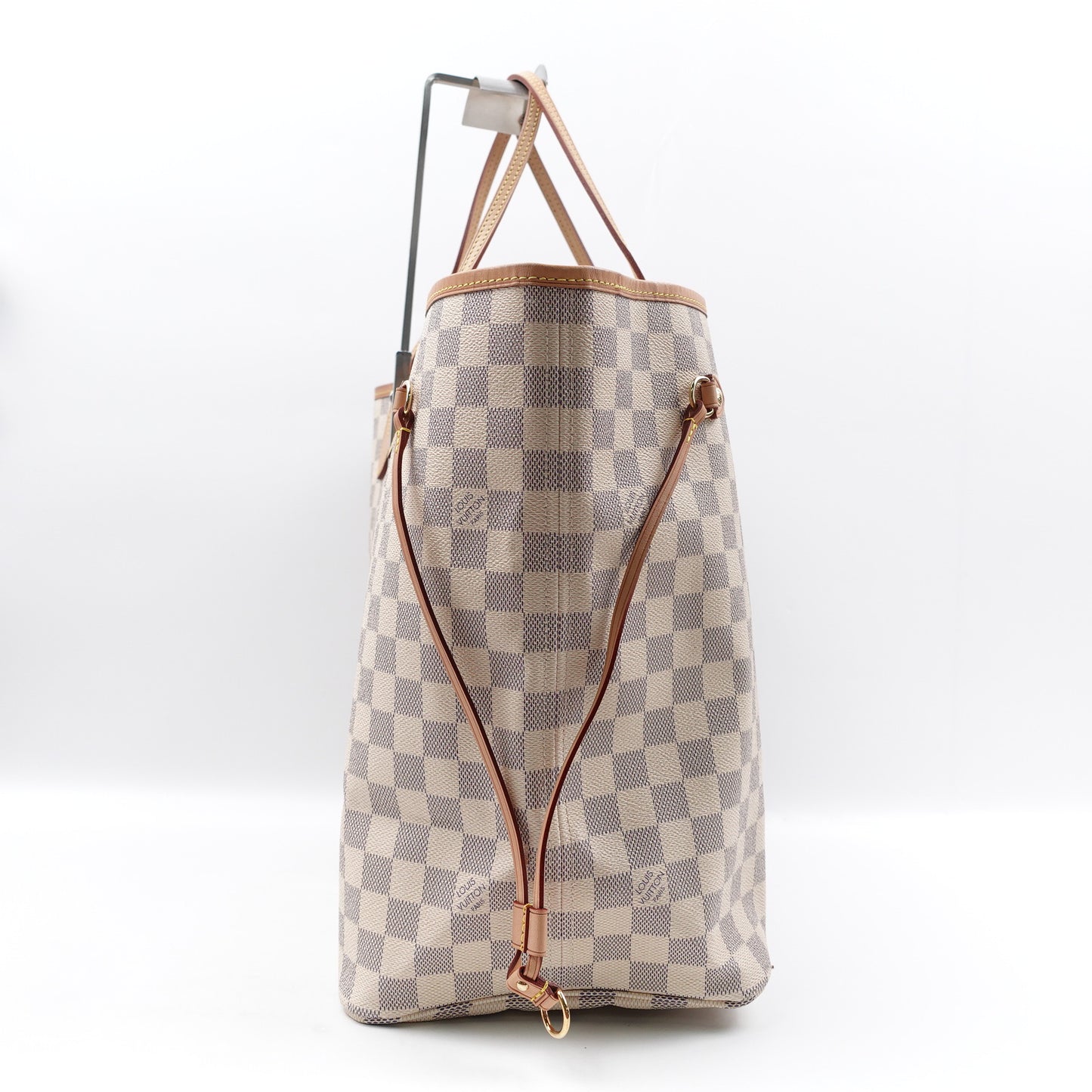 Pre-owned Louis Vuitton Neverfull GM Damier Azur Coated Canvas Tote W/P