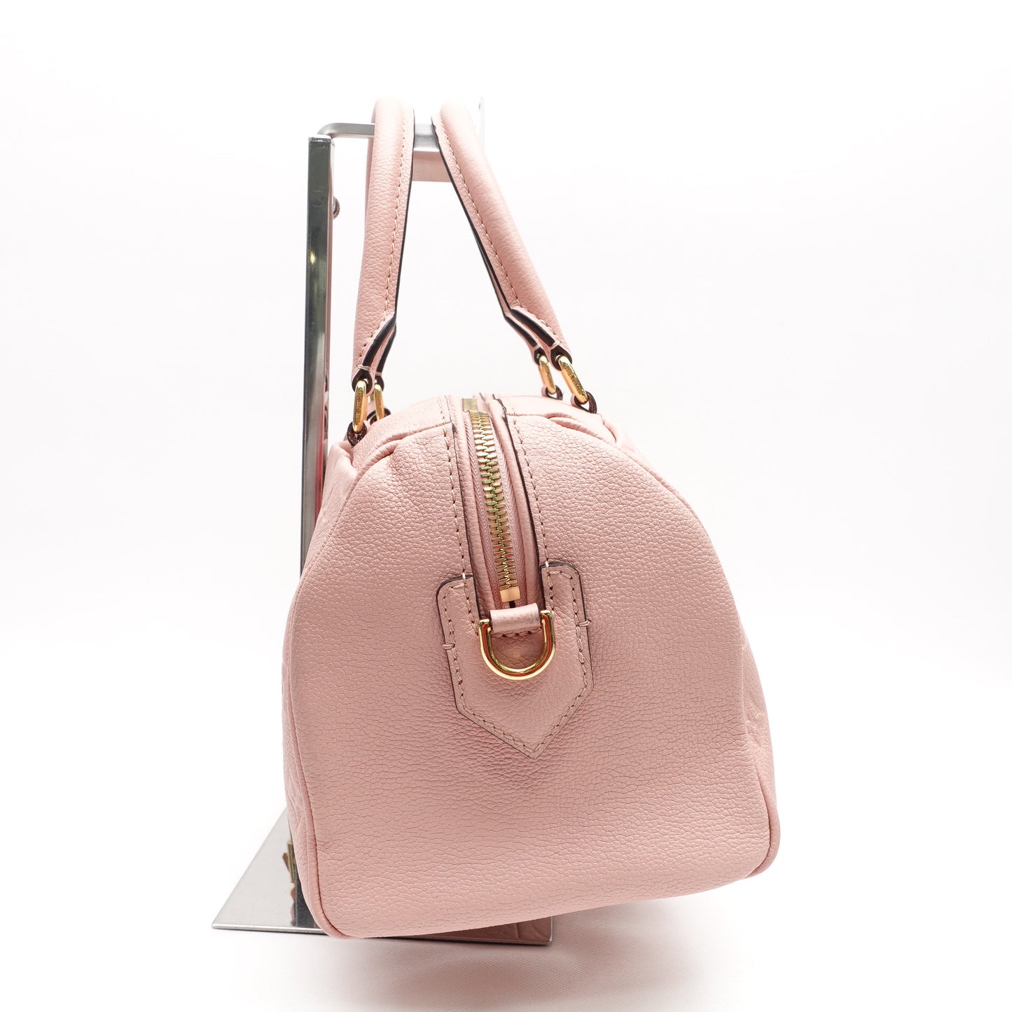 Pre-Owned Louis Vuitton Speedy 25 Pink Calfskin Shoulder Bag