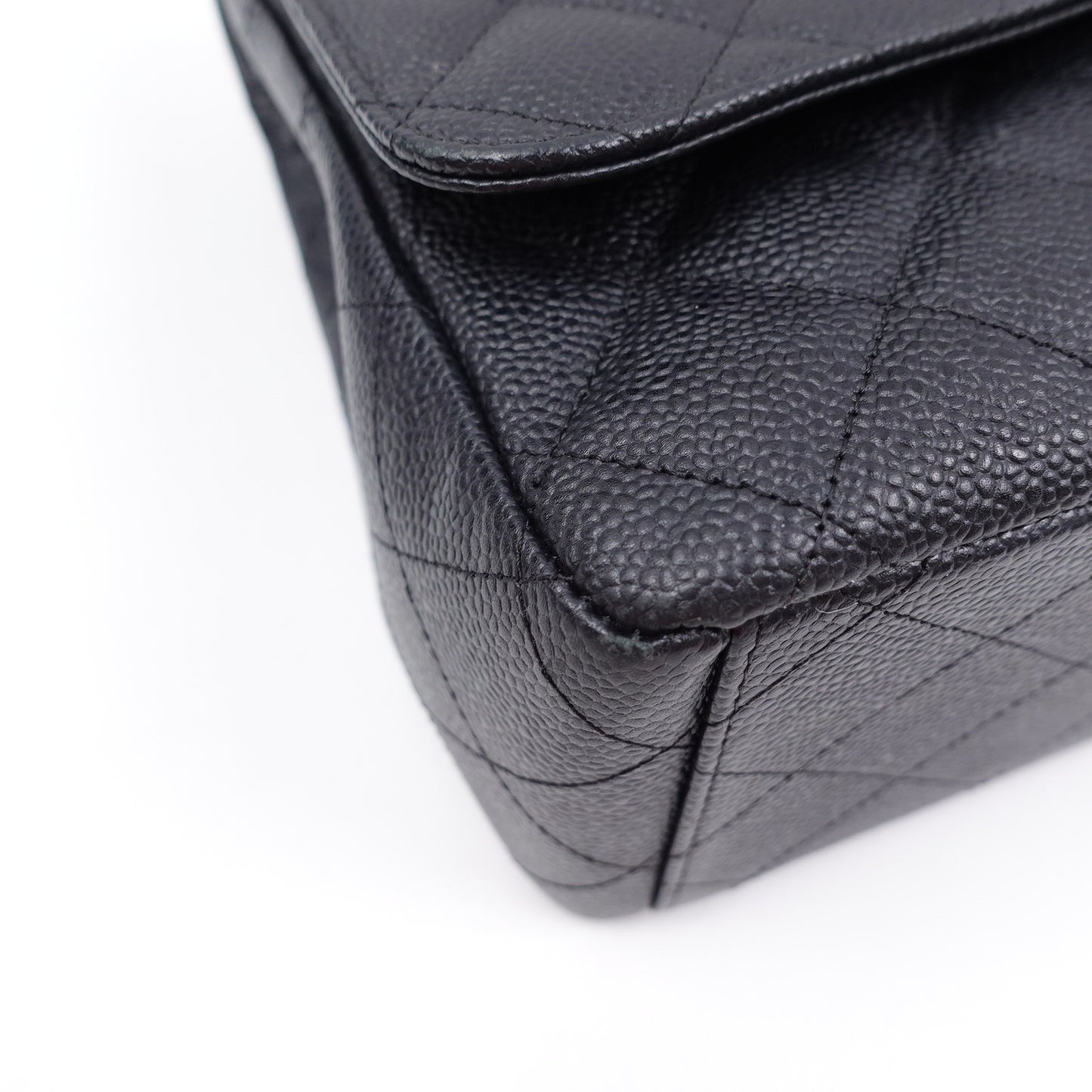 Chanel Classic Flap Maxi Black Calfskin Shoulder Bag