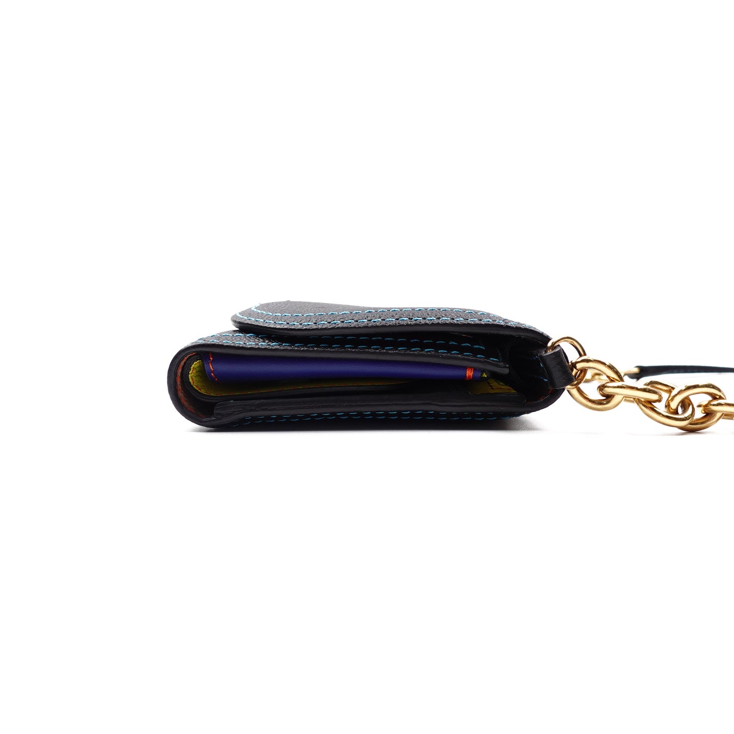 Pre-Owned Burberry  Black Leather Top Stitch WOC