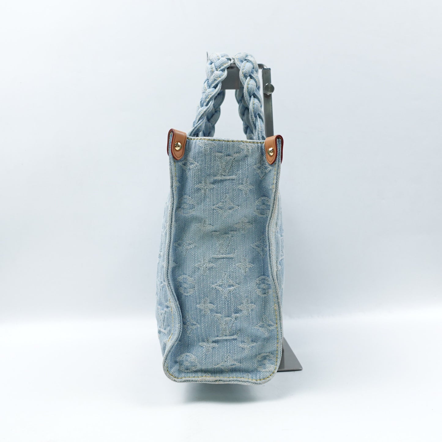 Pre-Owned Louis Vuitton Let Go PM Denim Blue Shoulder Bag