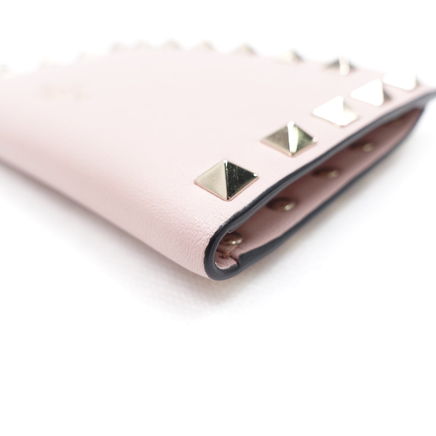 Pre-owned Valentino Pink Calfskin Wallet