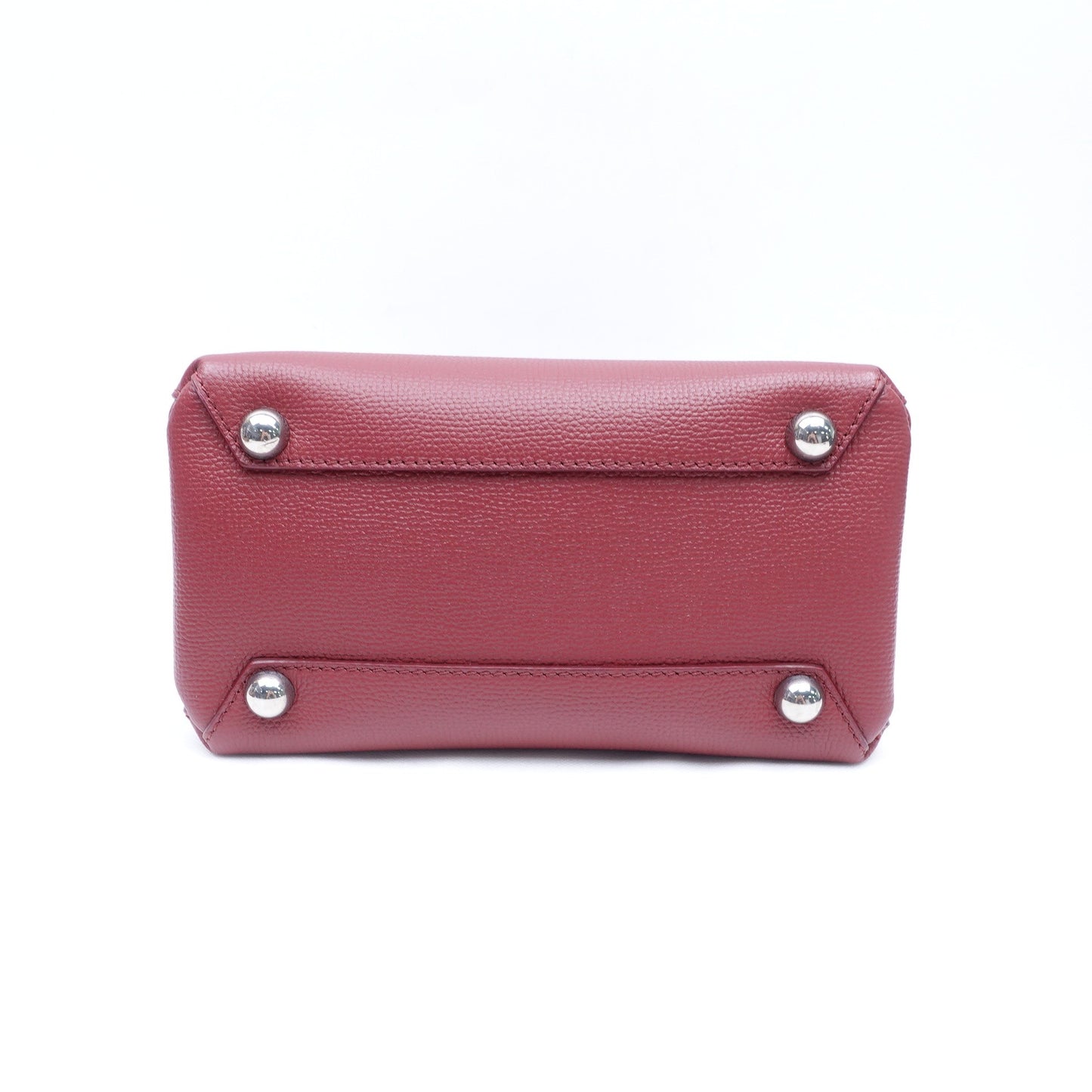 Pre-owned Burberry Banner Baby Red Calfskin Shoulder Bag