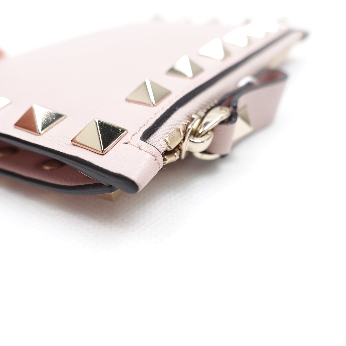 Pre-owned Valentino Pink Calfskin Wallet