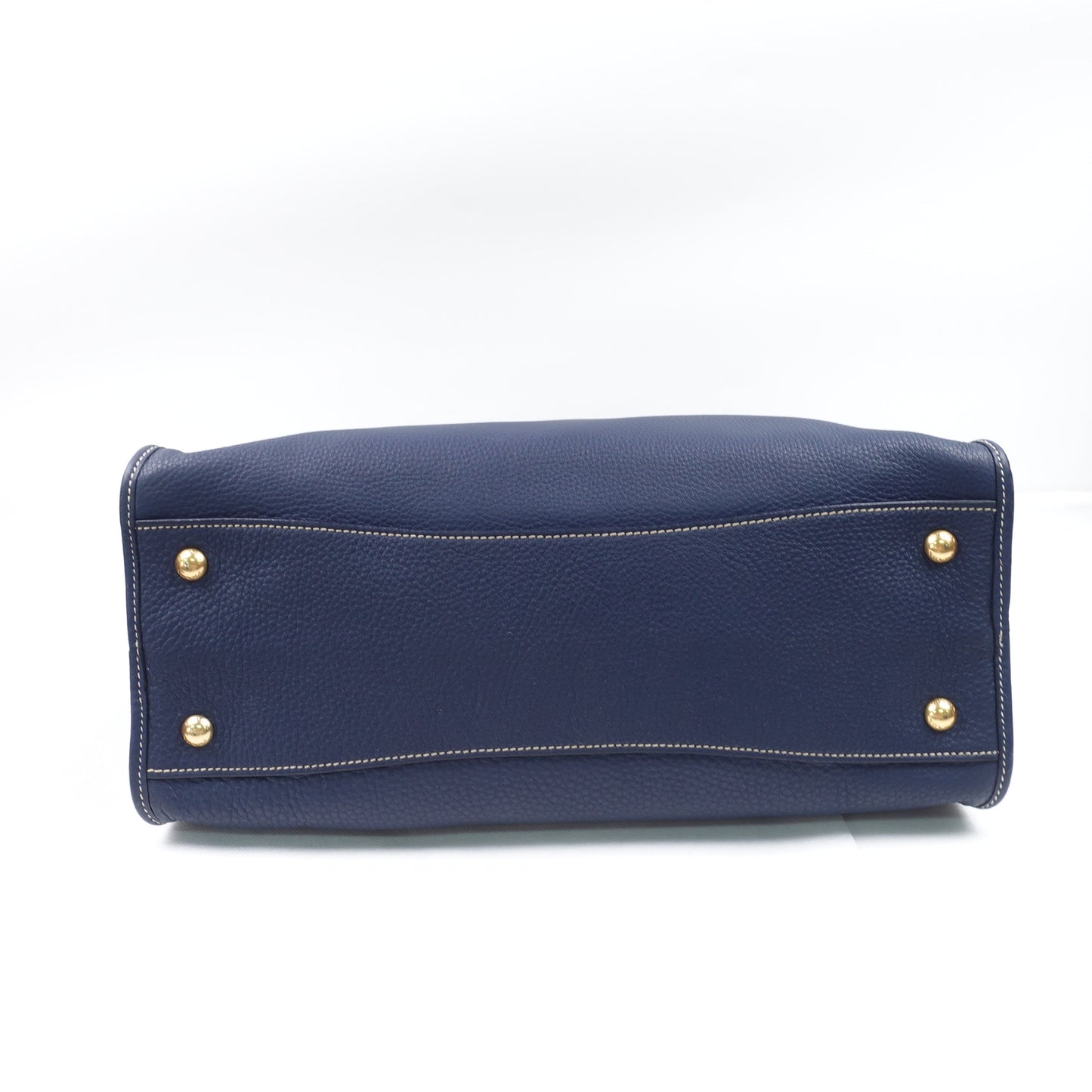 Pre-owned Prada Navy Calfskin Shoulder Bag