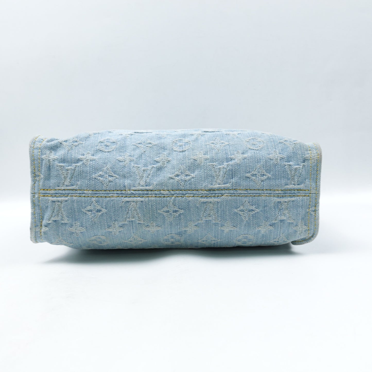 Pre-Owned Louis Vuitton Let Go PM Denim Blue Shoulder Bag