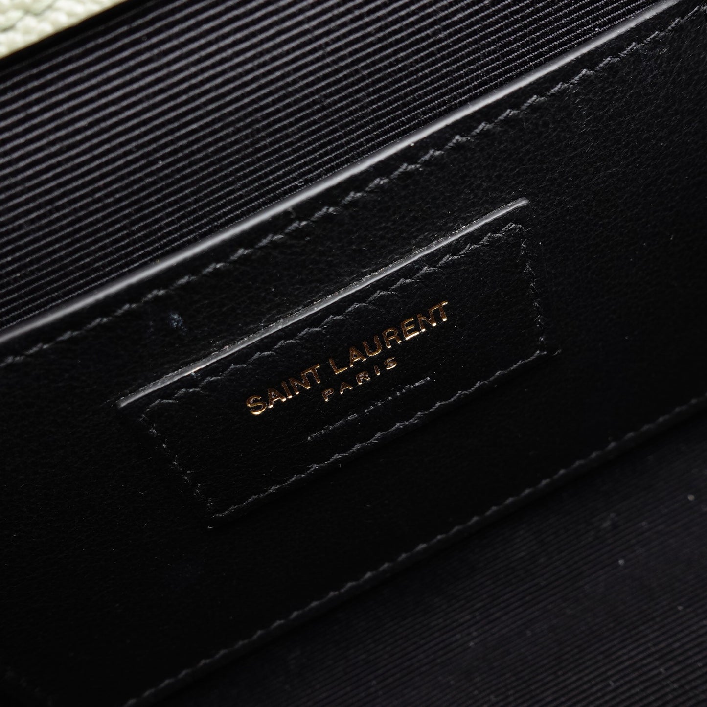 Pre-owned Saint Laurent Envelope Small Green Calfskin Shoulder Bag