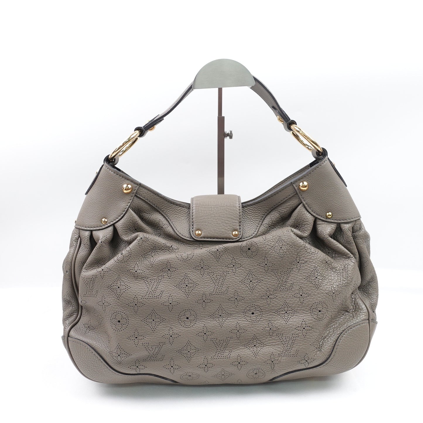 Pre-owned Louis Vuitton Solar Grey Calfskin Shoulder Bag
