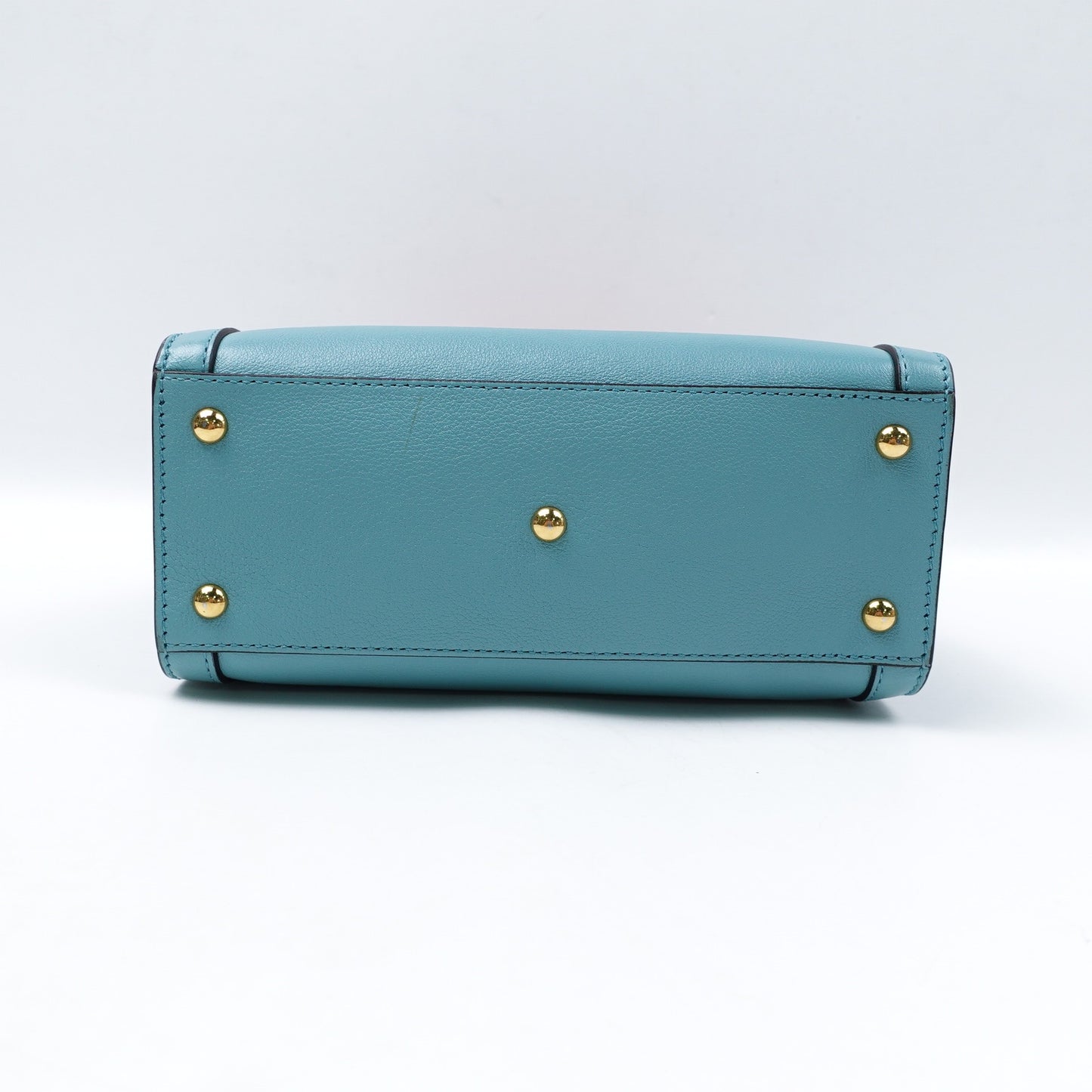 Pre-owned Gucci Diana Blue Calfskin Top Handle Bag