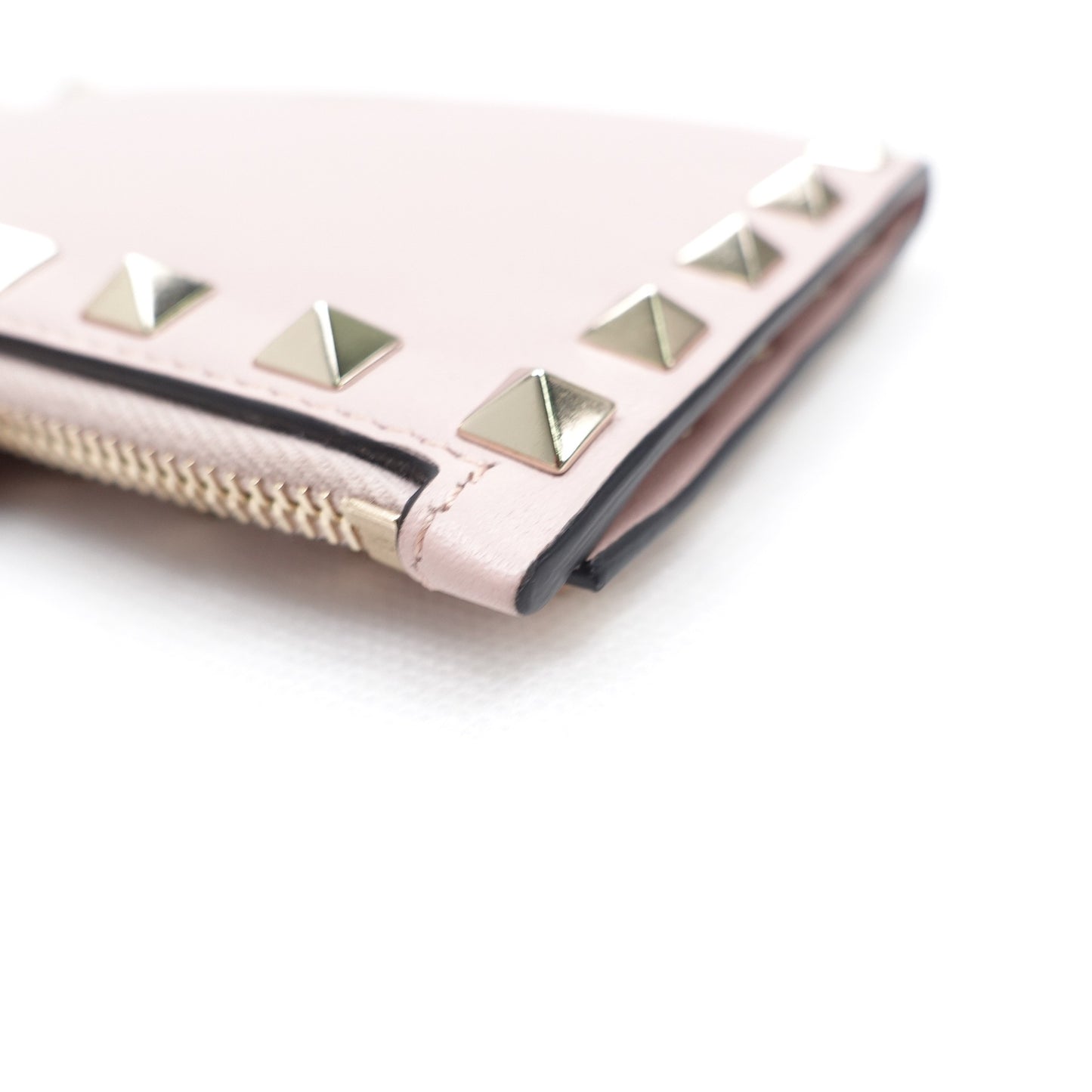 Pre-owned Valentino Pink Calfskin Wallet