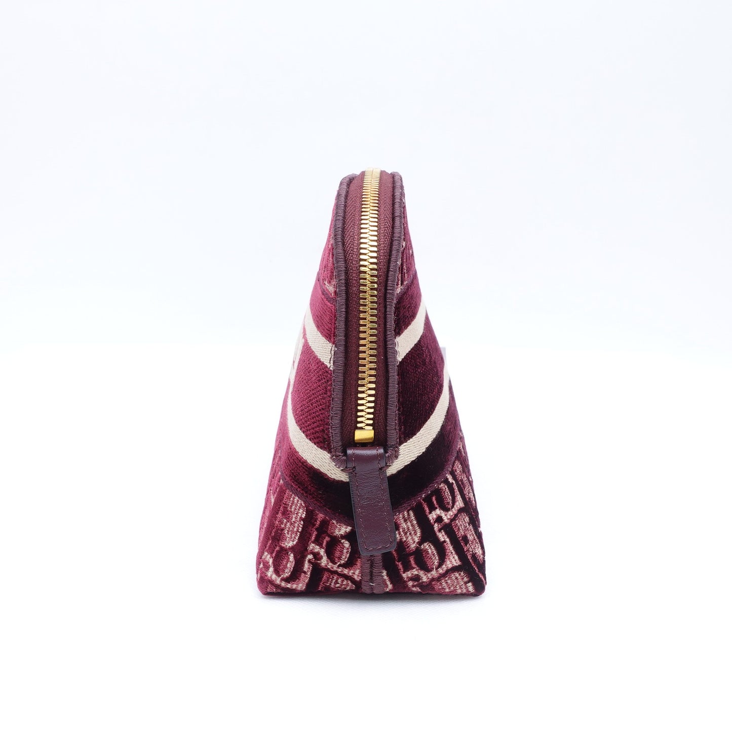 Pre-owned Dior Red Velvet Clutch T10305965