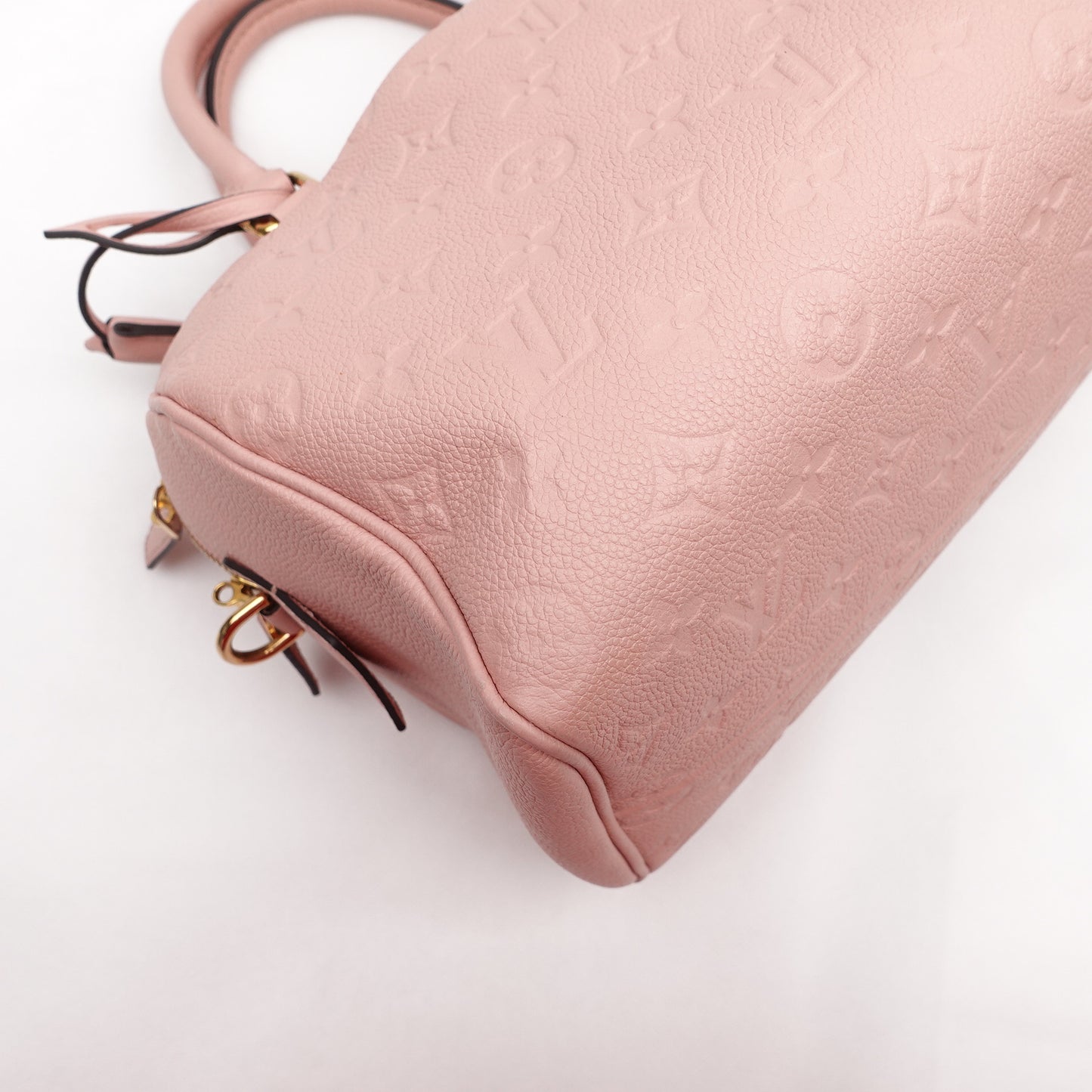 Pre-Owned Louis Vuitton Speedy 25 Pink Calfskin Shoulder Bag