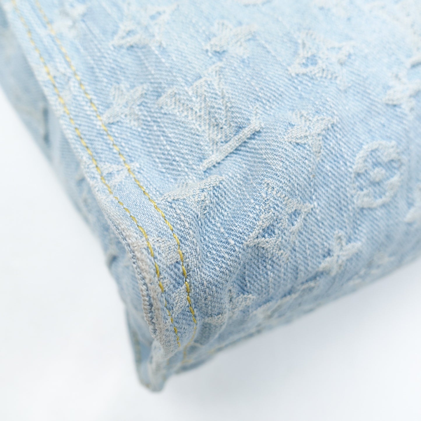 Pre-Owned Louis Vuitton Let Go PM Denim Blue Shoulder Bag