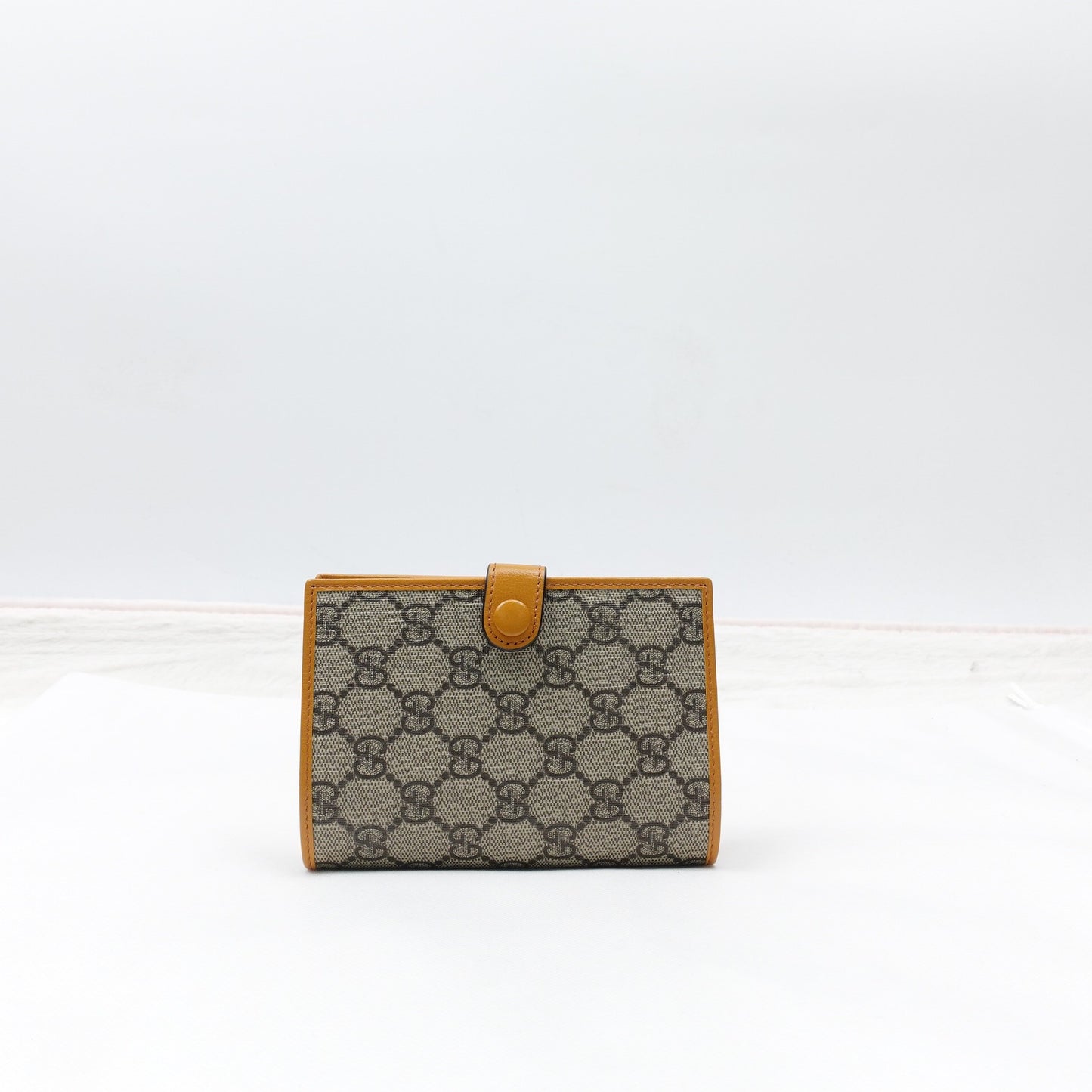 Pre-owned Gucci Monogram Coated Canvas Wallet
