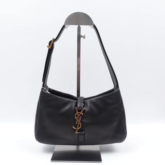 Pre-owned Prada Le 5 A 7 Black Lambskin Hobo Bag
