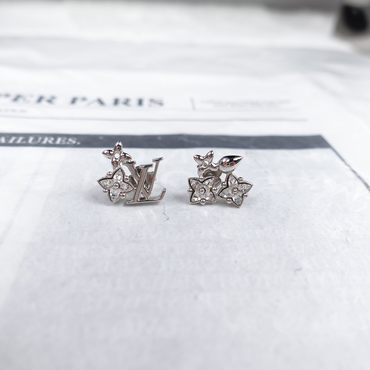 Pre-owned Louis Vuitton Crystal Earrings